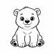 Disegno di Piccolo Orso da colorare