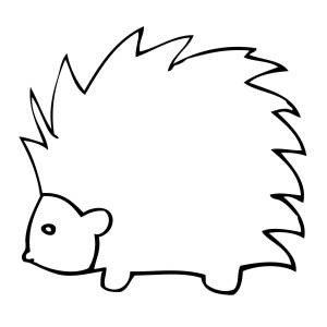 Disegno di Il Porcospino da colorare