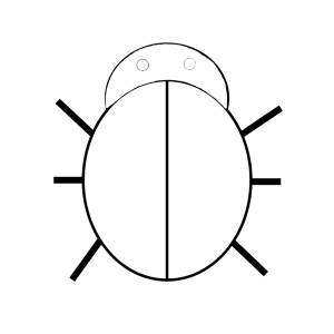 Disegno di La Piccola Coccinella da colorare