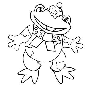 Disegno di La Rana da colorare