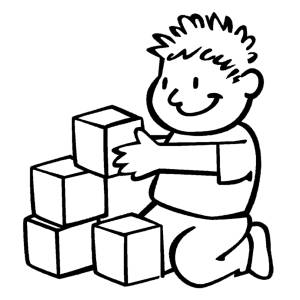 Disegno di Diritto al Gioco da colorare