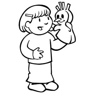 Disegno di Marionetta da colorare