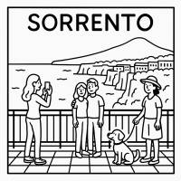 disegno di Sorrento  da colorare