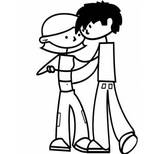 Disegno di Ballerini da colorare