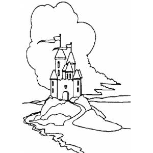 Disegno di Castello Incantato da colorare