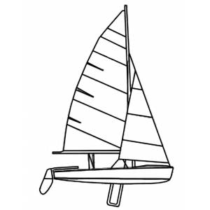 Disegno di America's Cup da colorare