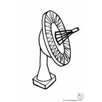 Disegno di Antenna Satellitare da colorare