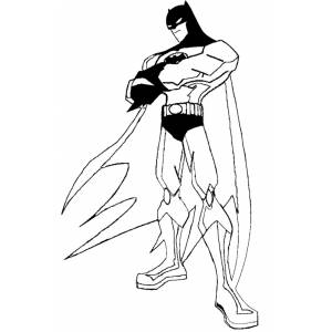 Disegno di Batman da colorare