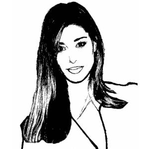 Disegno di Belen Rodriguez da colorare