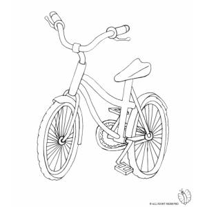 disegno di Bici  da colorare