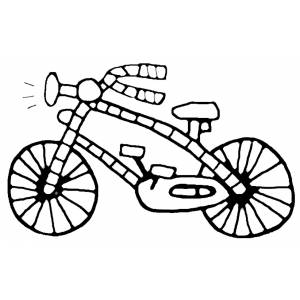 Disegno di Bicicletta da colorare