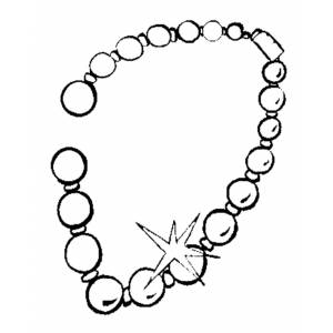 Disegno di Bracciale da colorare