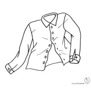 Disegno di Camicia da colorare