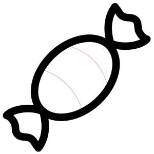 Disegno di La Caramella da colorare