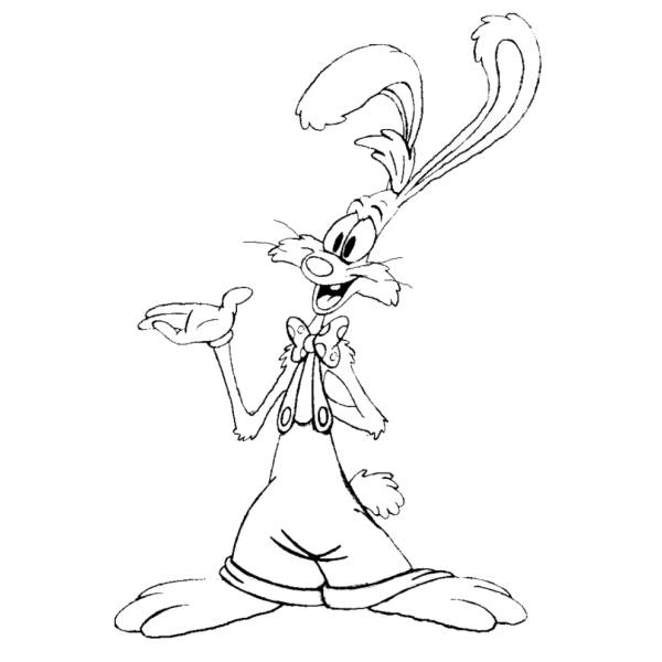 Disegno di Roger Rabbit da colorare