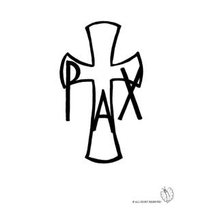 Disegno di Croce da colorare