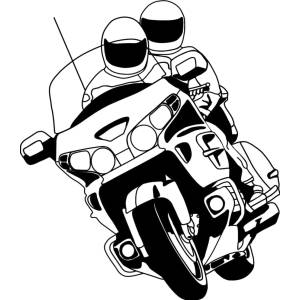 Disegno di Motociclisti da colorare
