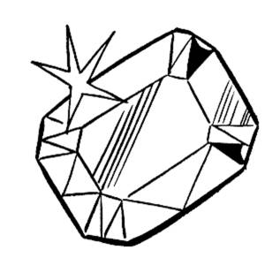 Disegno di Diamante da colorare