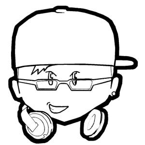 Disegno di Il DJ da colorare