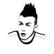 Disegno di El Shaarawy da colorare