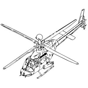 Disegno di Elicottero da colorare