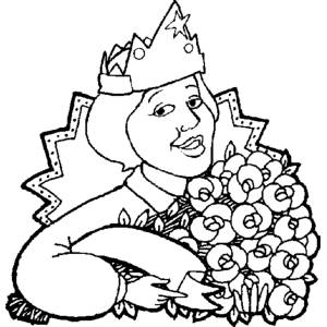 Disegno di Festa della Donna da colorare