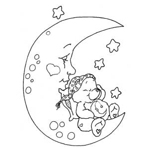 Disegno di Orsetto del Cuore da colorare