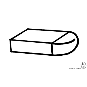 Disegno di Gomma da Cancellare da colorare