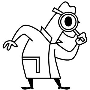 disegno di Investigatore da colorare