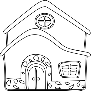 Disegno di La Casa da colorare