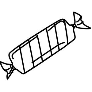 Disegno di Caramelle da colorare