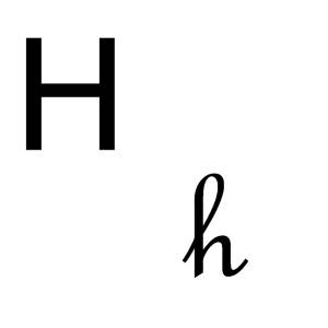 disegno di Lettera H Corsivo e Stampatello da colorare