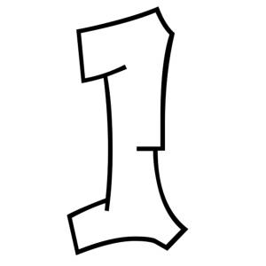 Disegno di Lettera l da colorare