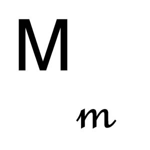 disegno di Lettera C Corsivo e Stampatello da colorare