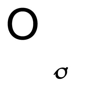 disegno di Lettera O Corsivo e Stampatello da colorare