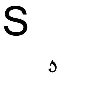 disegno di Lettera S Corsivo e Stampatello da colorare