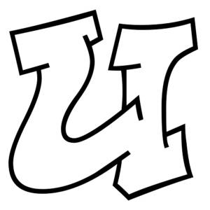 Disegno di Lettera u da colorare