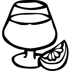 disegno di Aperitivo da colorare