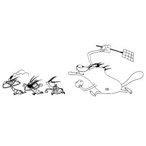 Disegno di Maledetti Scarafaggi da colorare