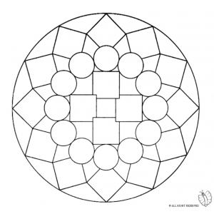 Disegno di Mandala 1 da colorare