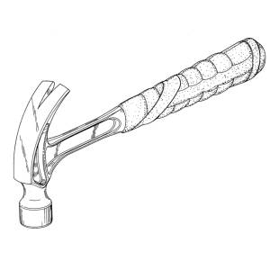 Disegno di Martello da colorare