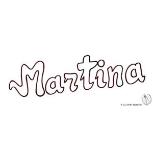 disegno di Martina da colorare