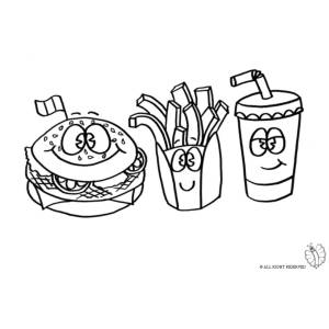 disegno di Menù Pub da colorare