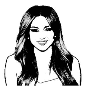 Disegno di Miley Cyrus da colorare