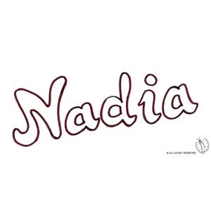 Disegno di Nadia da colorare