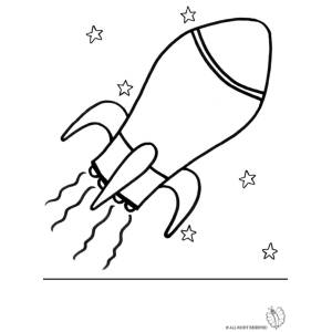 Disegno di Navicella Spaziale da colorare