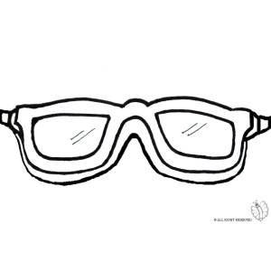 Disegno di Occhialini Mare da colorare