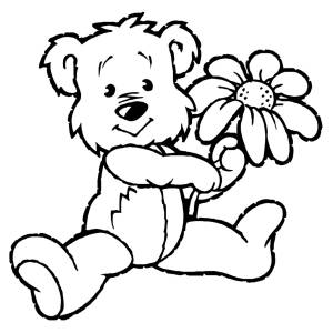 Disegno di Orsacchiotto di Peluche da colorare