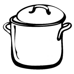 Disegno di Pentola da colorare