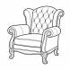 Disegno di Poltrona di Lusso da colorare